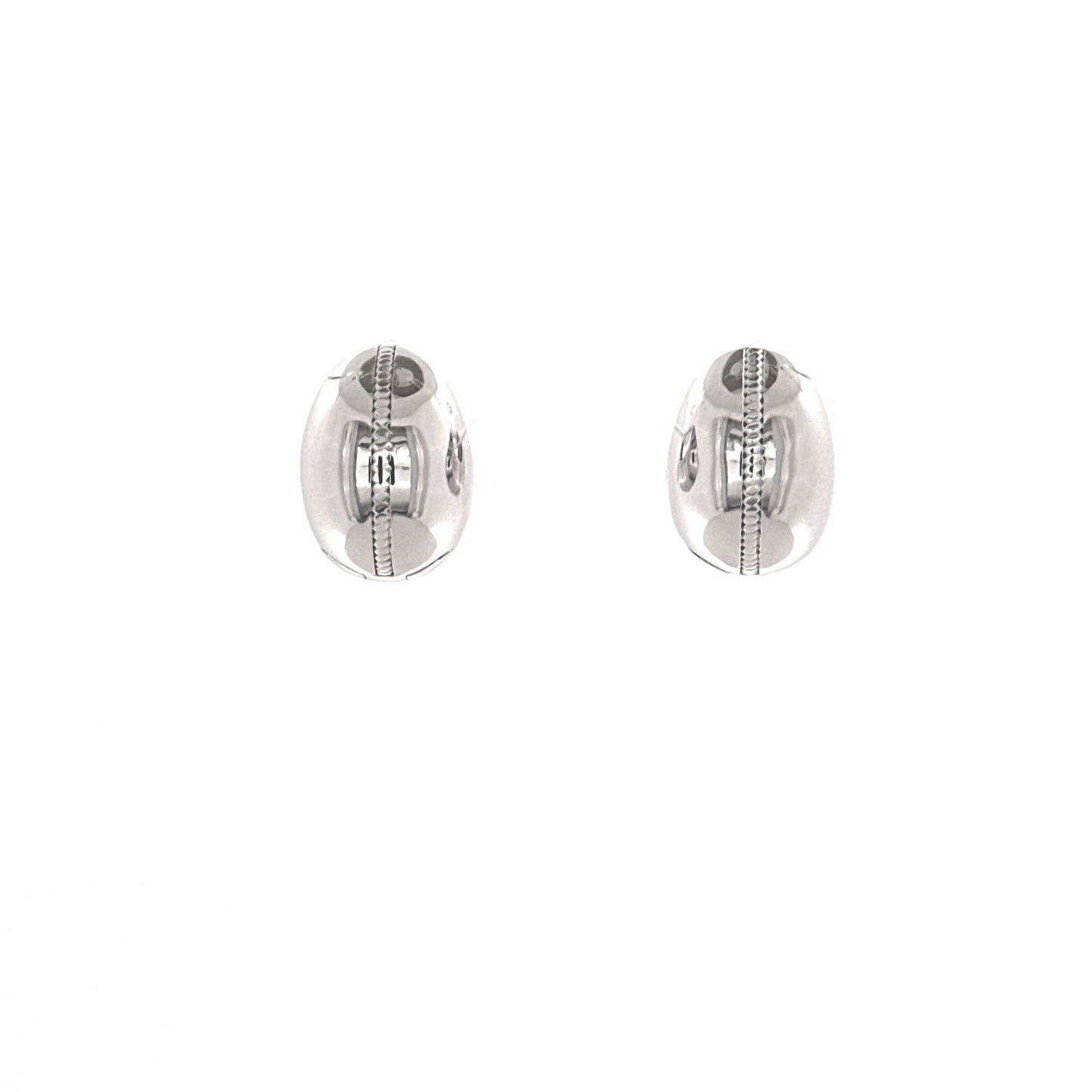 Sterling Silver Small Chunky Ball Huggies