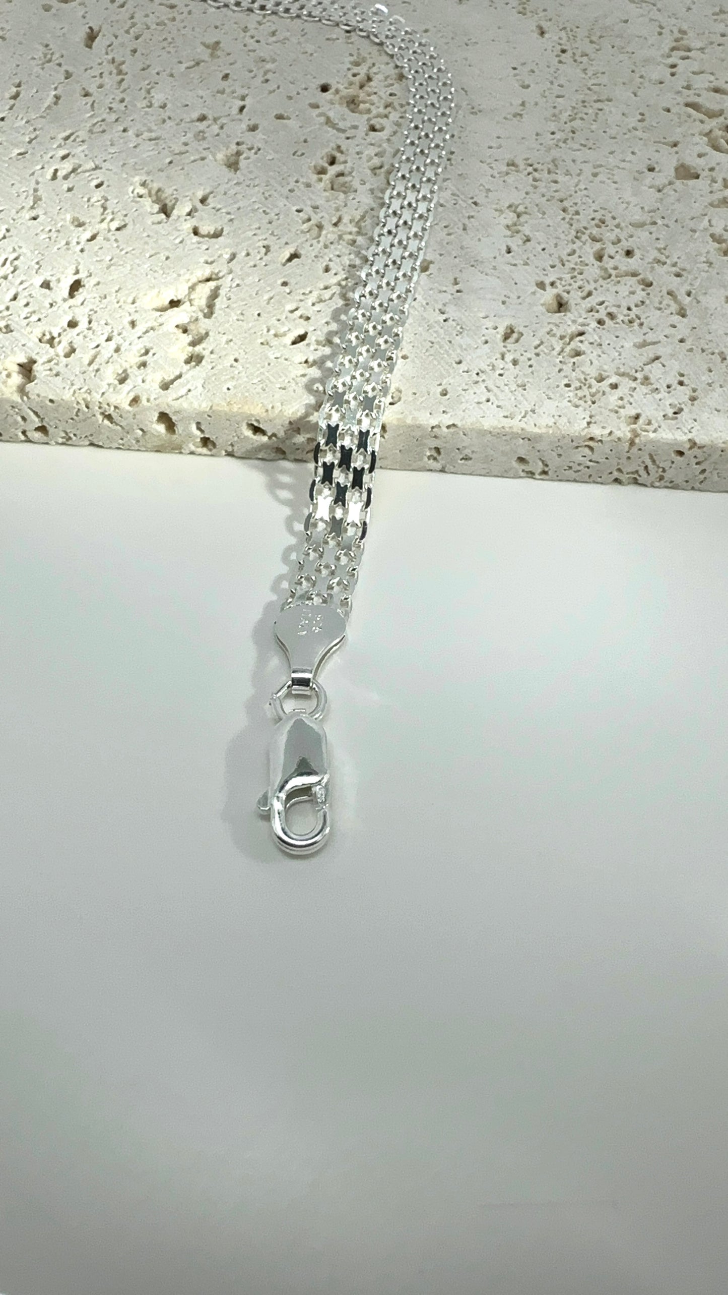 Sterling Silver Bismark Anklet