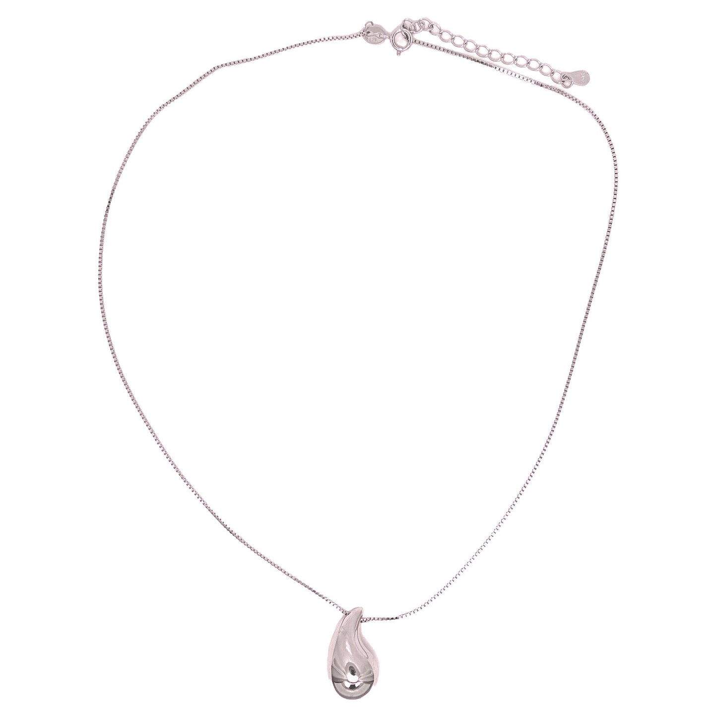 Sterling Silver Teardrop Necklace