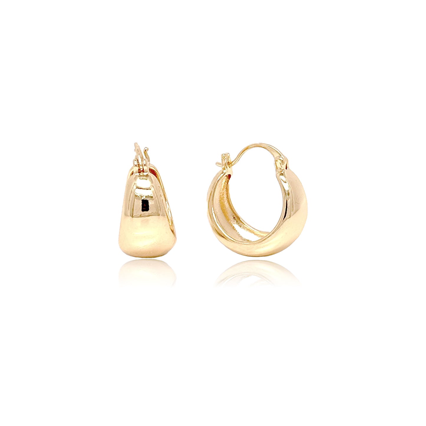14k Gold Filled Tapered Minimalist Earrings
