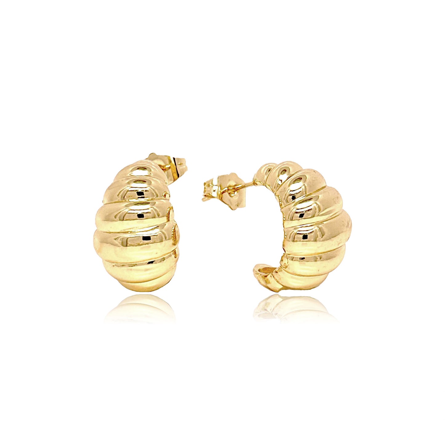 14k Gold Filled Croissant Hoops