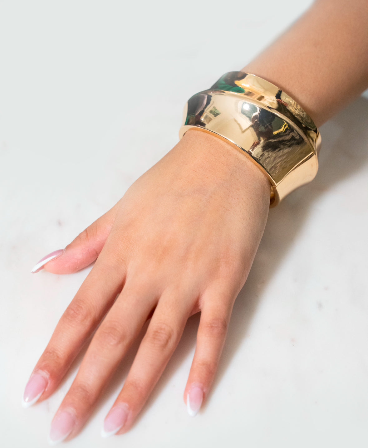 14k Gold Filled Chunky Cuff Bangle