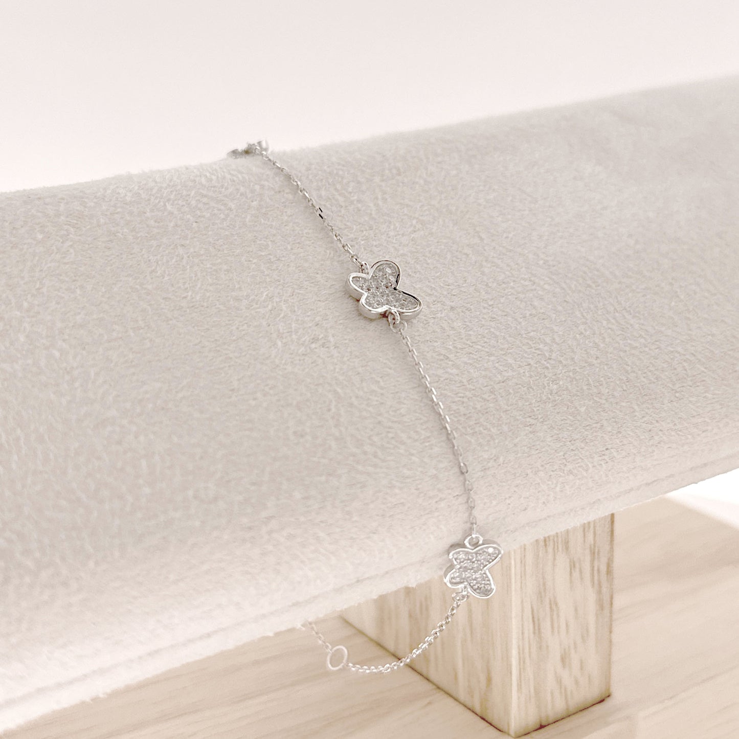 Sterling Silver Butterfly Bracelet