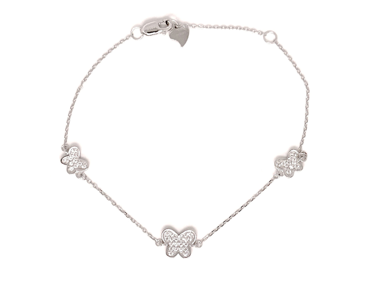 Sterling Silver Butterfly Bracelet