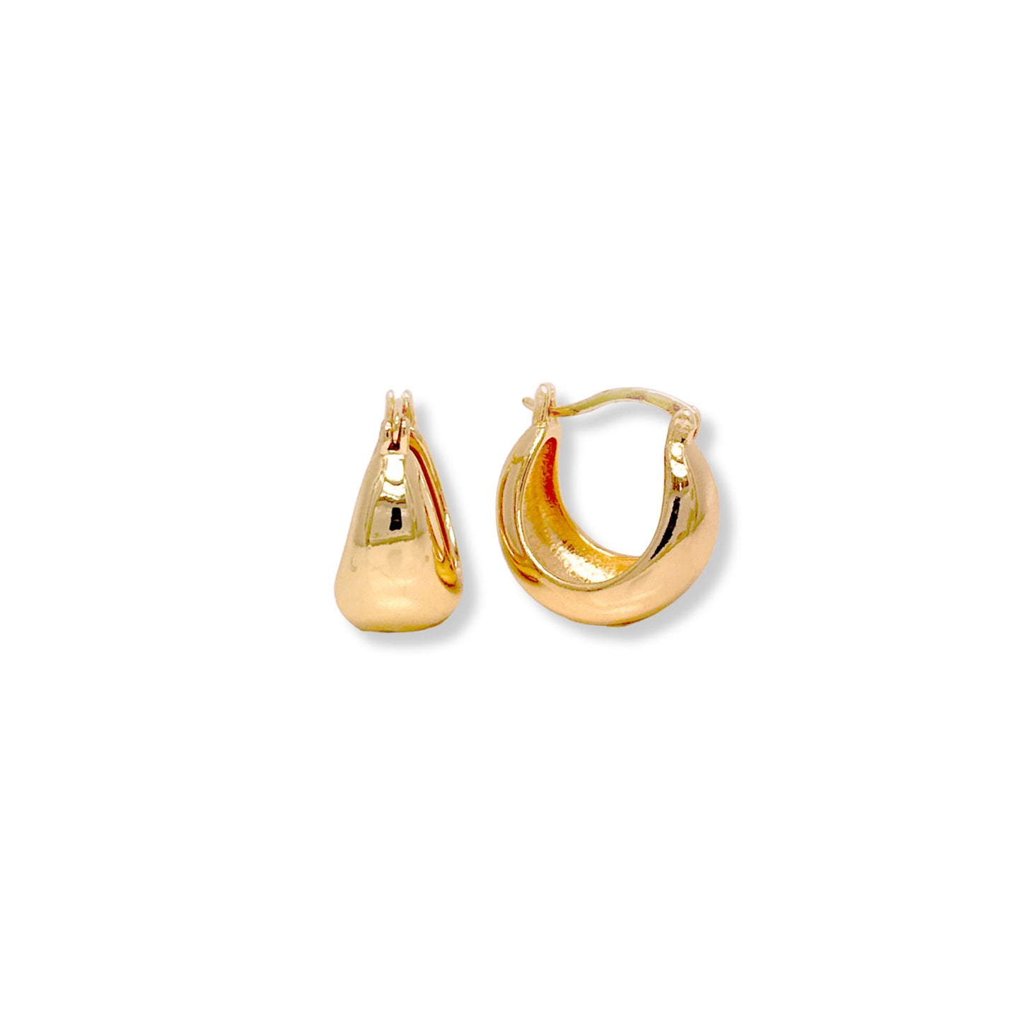 14k Gold Filled Tapered Minimalist Earrings