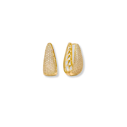 14k Gold Filled Large Tapered Earrings