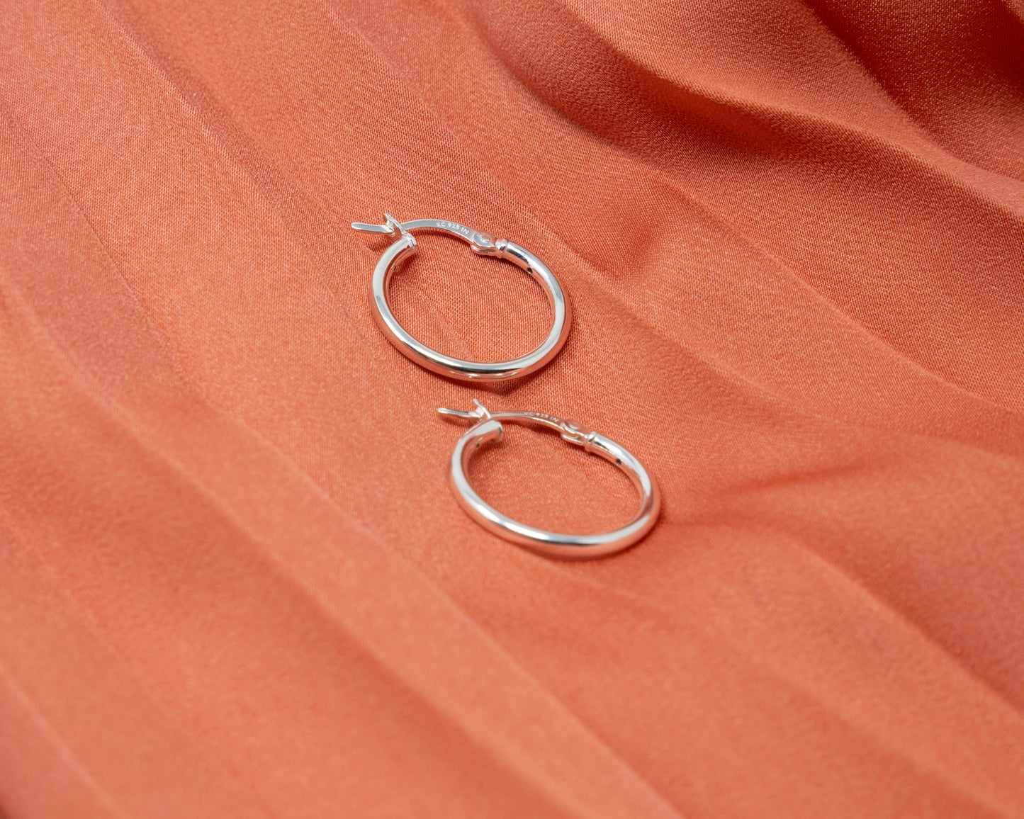 Sterling Silver Plain Hoops