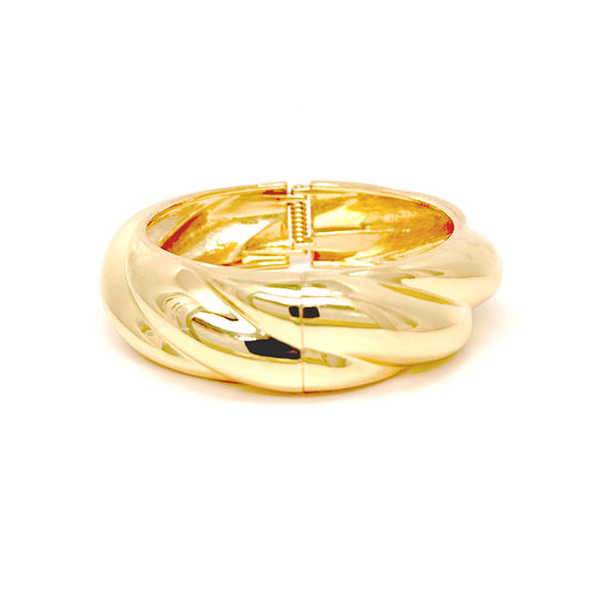14k Gold Filled Croissant Cuff Bangle