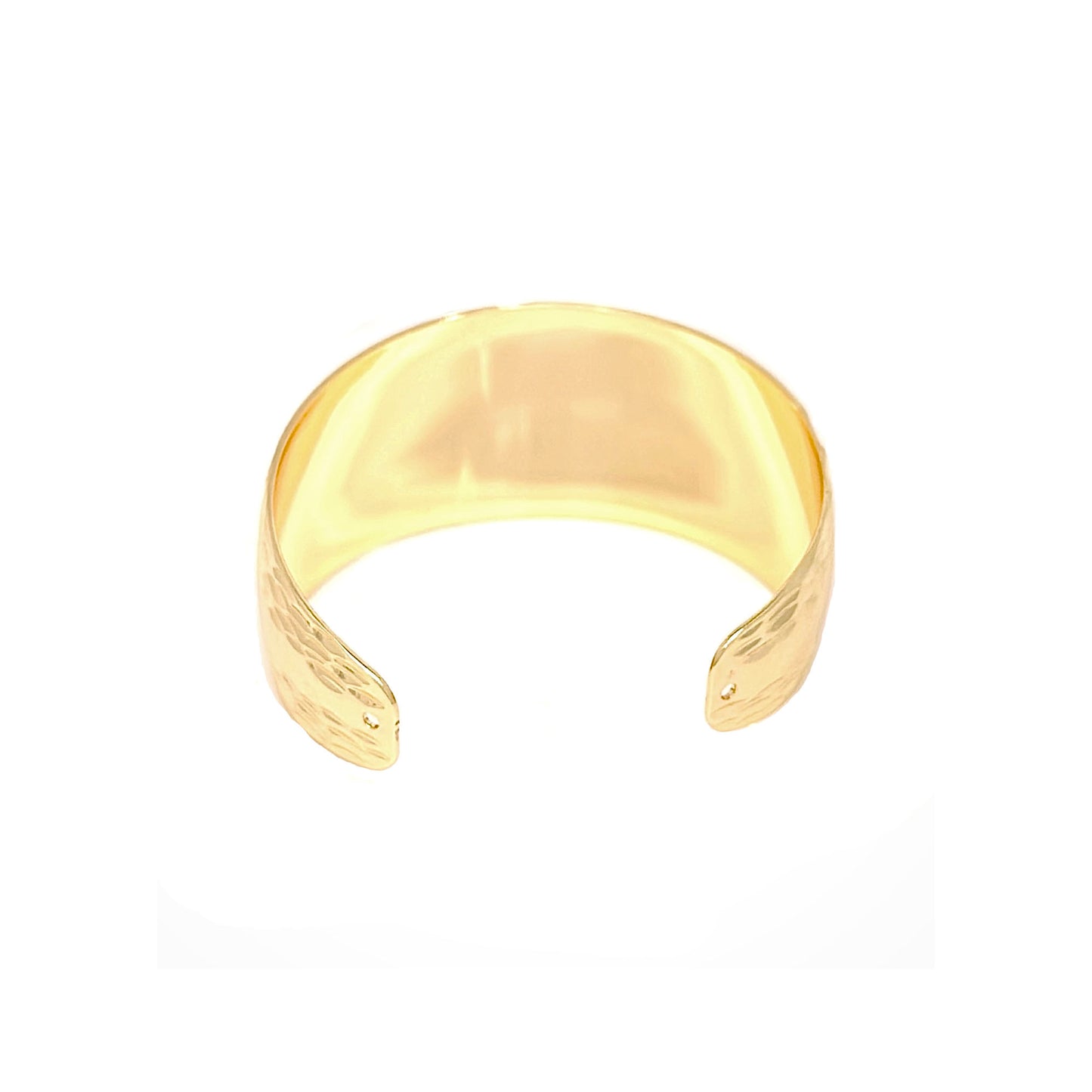 14k Gold Filled Diamond Cut Cuff Bangle