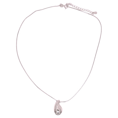 Sterling Silver Teardrop Necklace