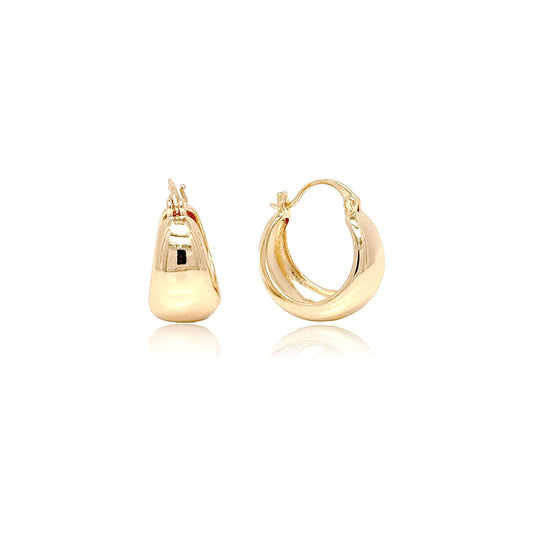 14k Gold Filled Tapered Minimalist Earrings