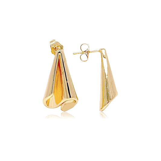 14k Gold Filled Cone Drop Earrings