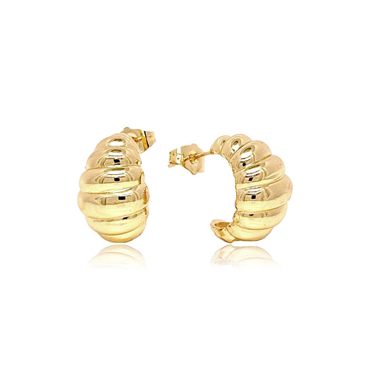 14k Gold Filled Croissant Hoops