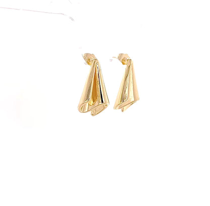 14k Gold Filled Cone Drop Earrings