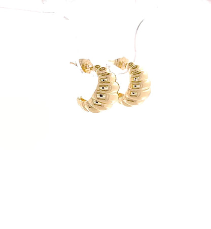 14k Gold Filled Croissant Hoops