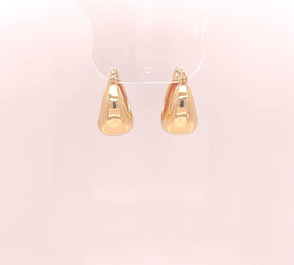 14k Gold Filled Tapered Minimalist Earrings