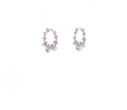 Sterling Silver Small Geometric Huggies