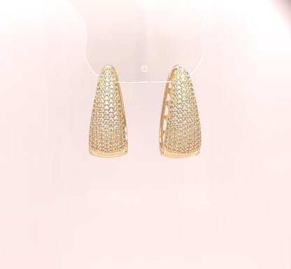 14k Gold Filled Large Tapered Earrings