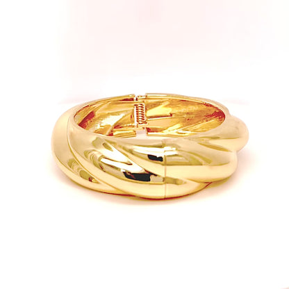 14k Gold Filled Croissant Cuff Bangle